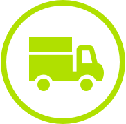 Truck Icon in Green